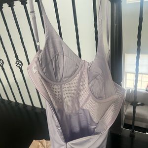 2 different princess Polly dresses one purple, one light pink